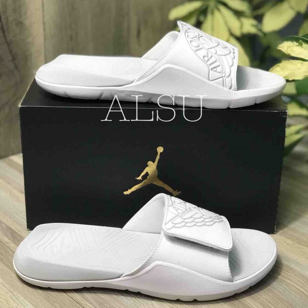 NWT Nike Jordan Hydro 7 GS White AUTHENTIC - Picture 2 of 8